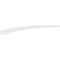 Ekena Millwork 3 1/2-in. W x 26-in. D x 38-in. H Thorton Architectural Grade PVC Knee Brace BRCP035X26X38THR - alternate 3